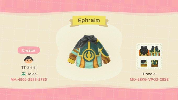 Animal Crossing Design Code: MO-28KG-VPQ2-28S8 Ephraim