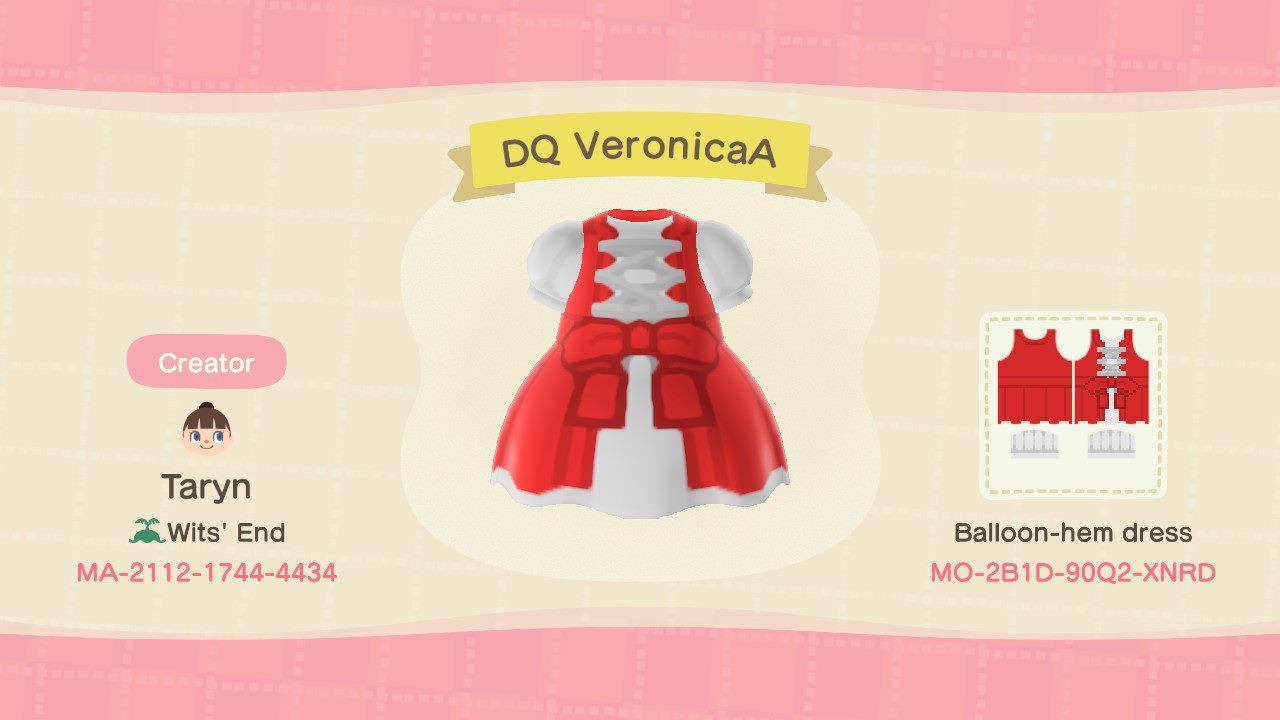 Animal Crossing Design Code: MO-2B1D-90Q2-XNRD DQ VeronicaA