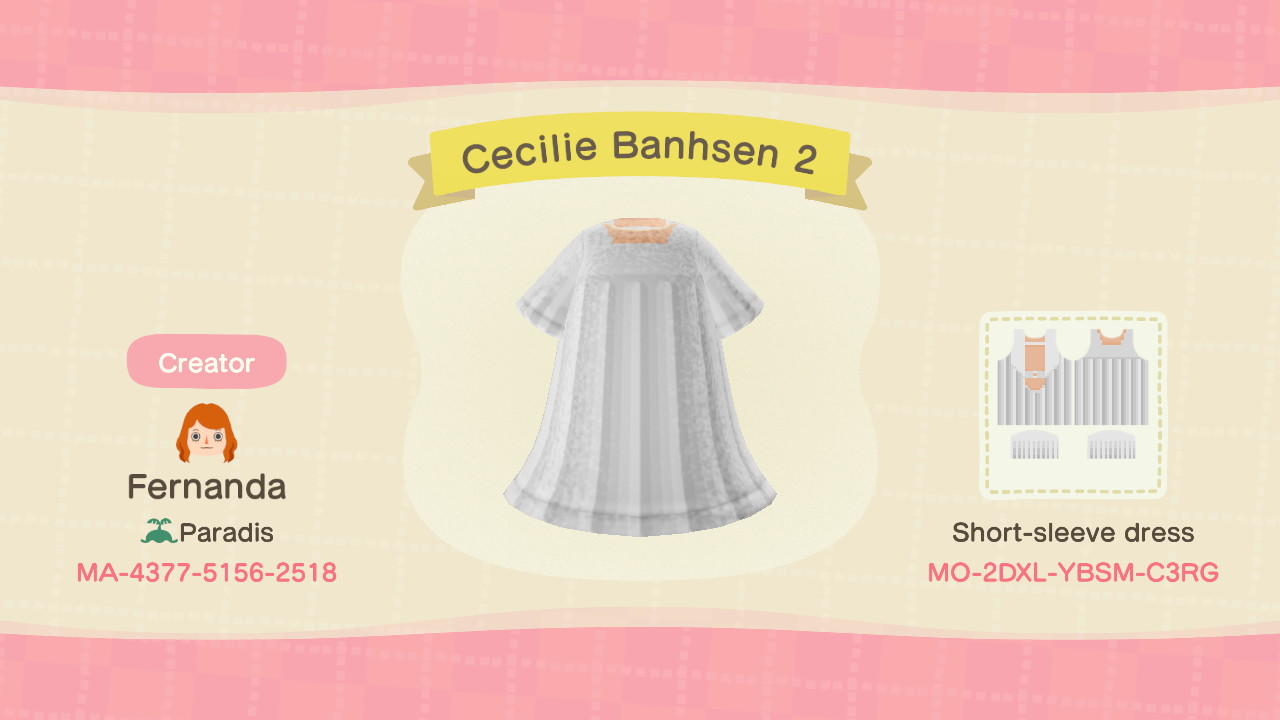 Animal Crossing Design Code: MO-2DXL-YBSM-C3RG Cecilie Banhsen 2