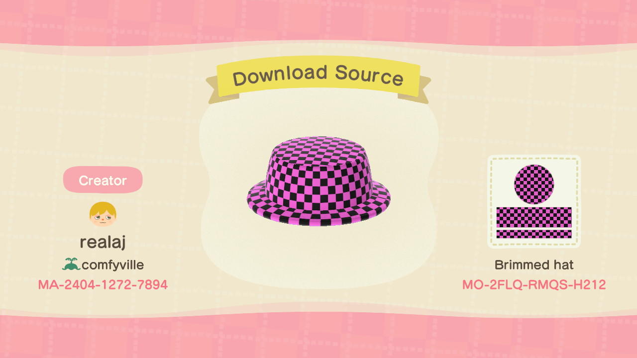 Animal Crossing Design Code: MO-2FLQ-RMQS-H212 Download Source