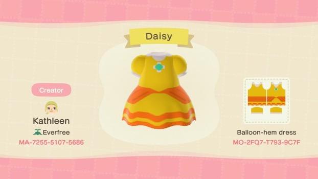 Animal Crossing Design Code: MO-2FQ7-T793-9C7F Daisy