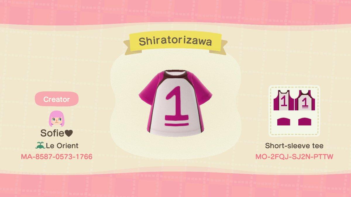 Animal Crossing Design Code: MO-2FQJ-SJ2N-PTTW Shiratorizawa