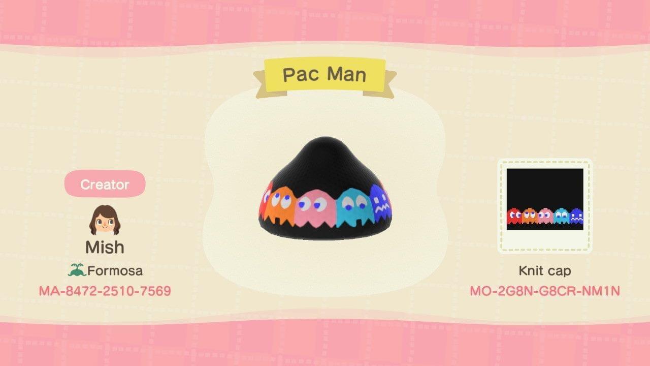 Animal Crossing Design Code: MO-2G8N-G8CR-NM1N Pac Man