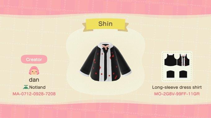 Animal Crossing Design Code: MO-2G8V-99FF-11GR Shin