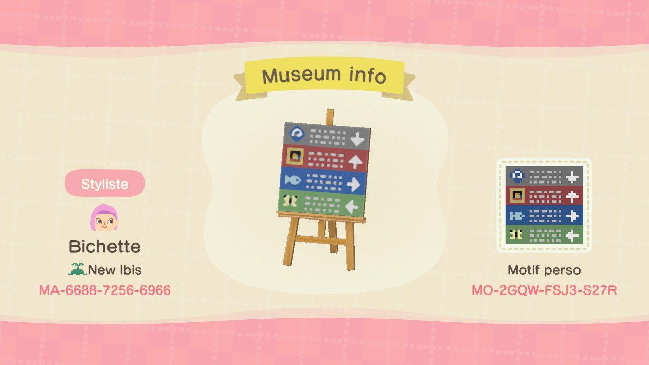 Animal Crossing Design Code: MO-2GQW-FSJ3-S27R Museum info