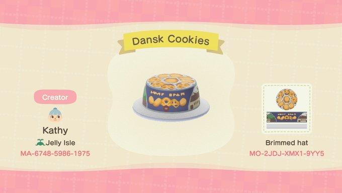 Animal Crossing Design Code: MO-2JDJ-XMX1-9YY5 Dansk Cookies