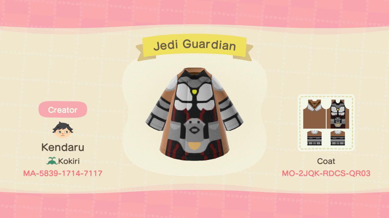 Animal Crossing Design Code: MO-2JQK-RDCS-QR03 Jedi Guardian