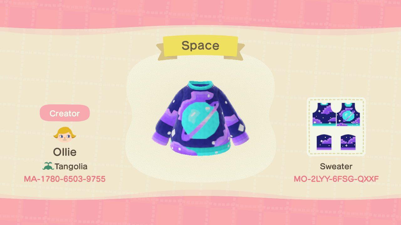 Animal Crossing Design Code: MO-2LYY-6FSG-QXXF Space