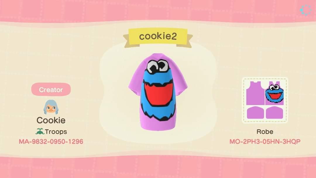 Animal Crossing Design Code: MO-2PH3-05HN-3HQP Cookie2
