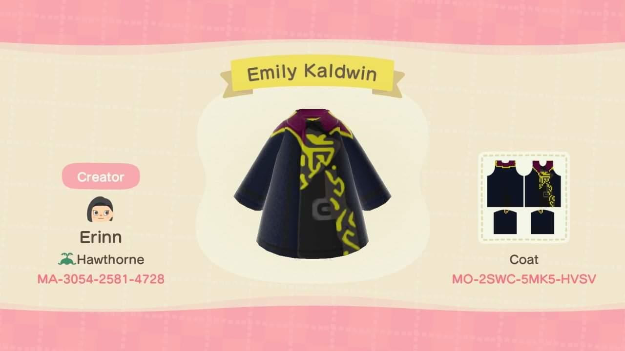 Animal Crossing Design Code: MO-2SWC-5MK5-HVSV Dishonored Emily