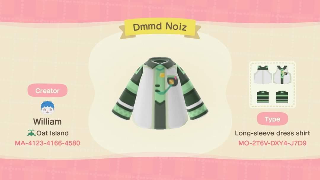 Animal Crossing Design Code: MO-2T6V-DXY4-J7D9 Dmmd Noiz