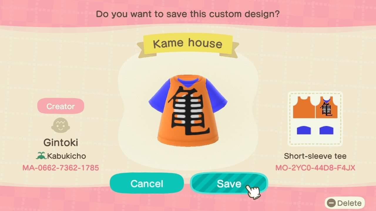 Animal Crossing Design Code: MO-2YC0-44D8-F4JX Kame house