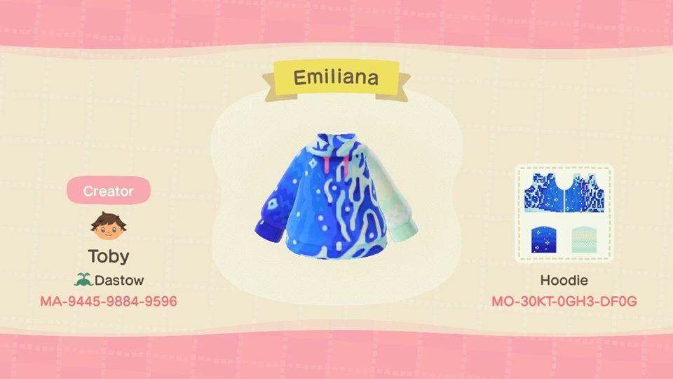Animal Crossing Design Code: MO-30KT-0GH3-DF0G Emiliana