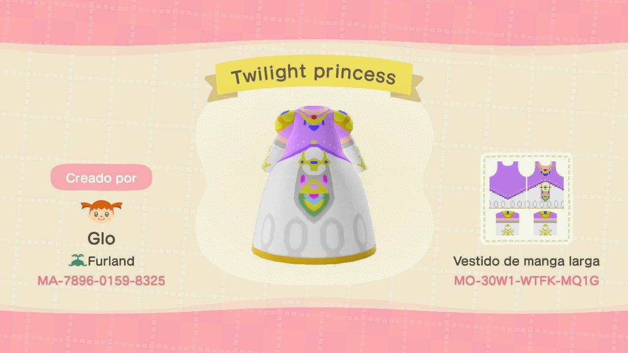 Animal Crossing Design Code: MO-30W1-WTFK-MQ1G Twilight princess