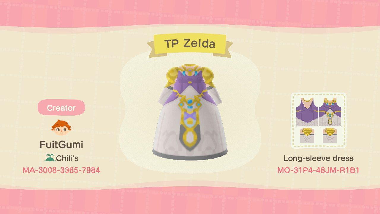 Animal Crossing Design Code: MO-31P4-48JM-R1B1 TP Zelda