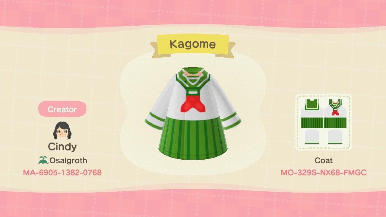 Animal Crossing Design Code: MO-329S-NX68-FMGC Kagome