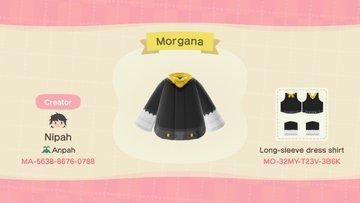 Animal Crossing Design Code: MO-32MY-T23V-3B6K Morgana