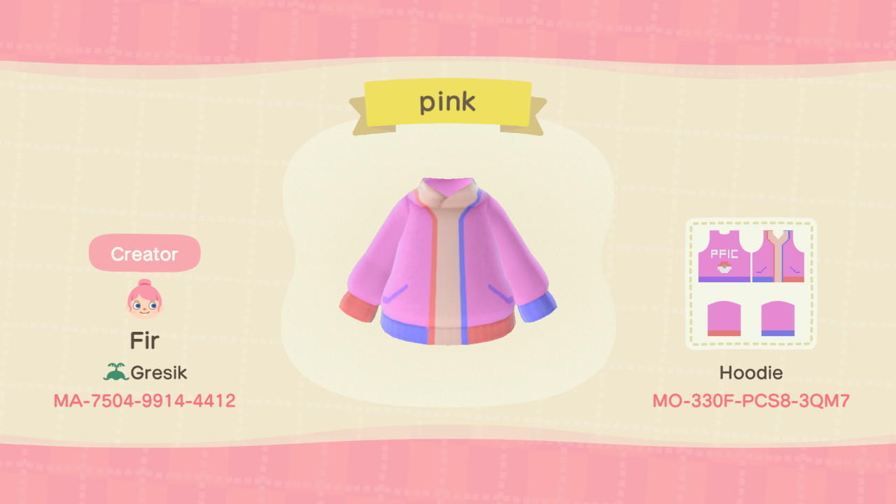 Animal Crossing Design Code: MO-330F-PCS8-3QM7 PFIC