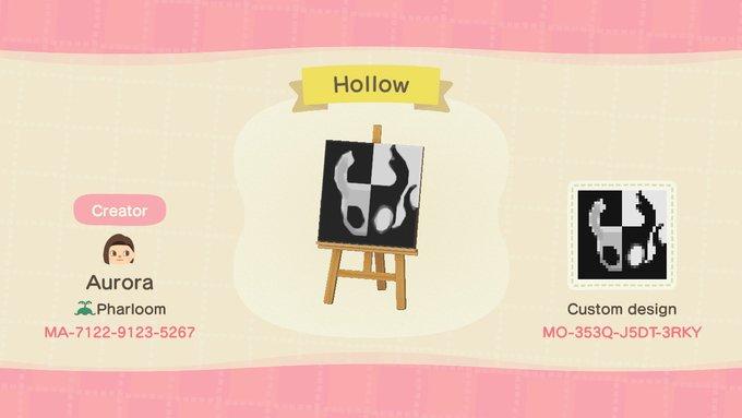 Animal Crossing Design Code: MO-353Q-J5DT-3RKY Hollow Knight
