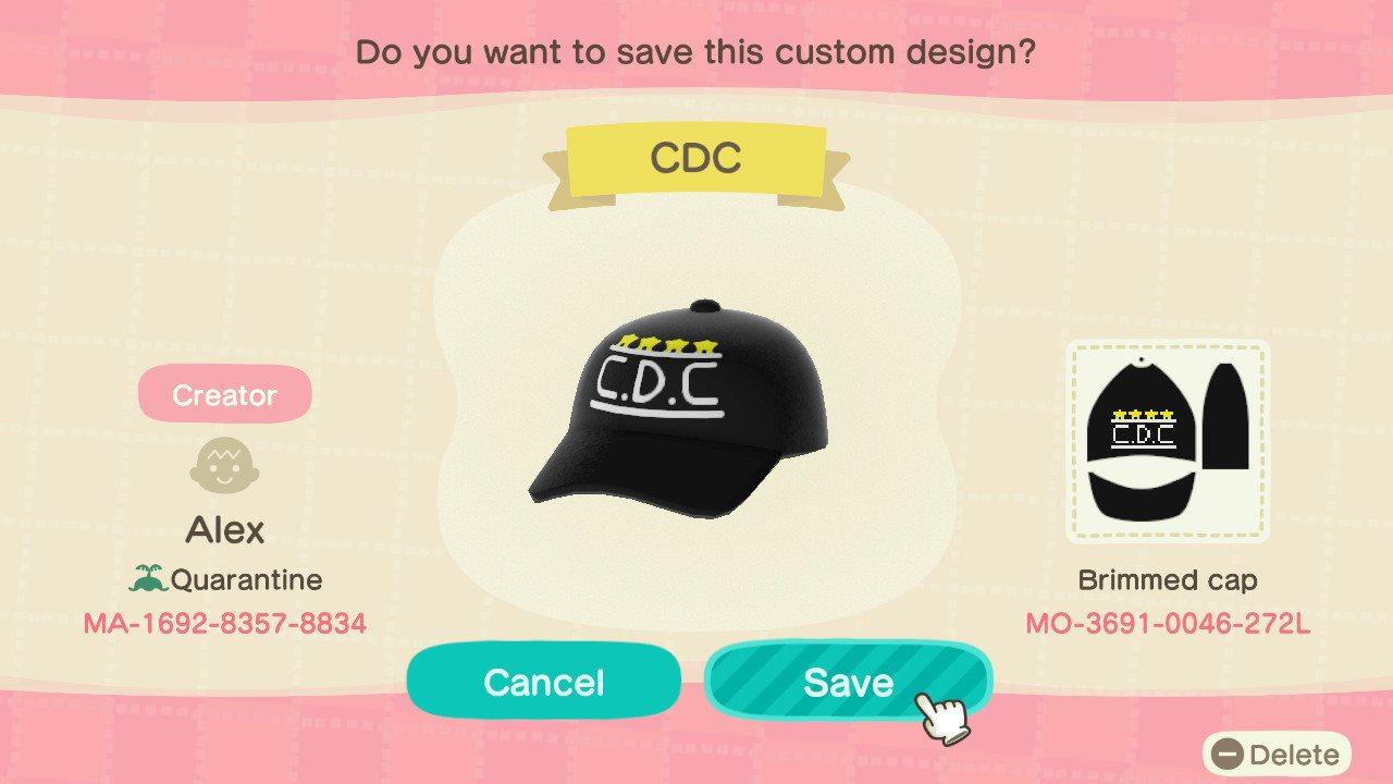 Animal Crossing Design Code: MO-3691-0046-272L CDC