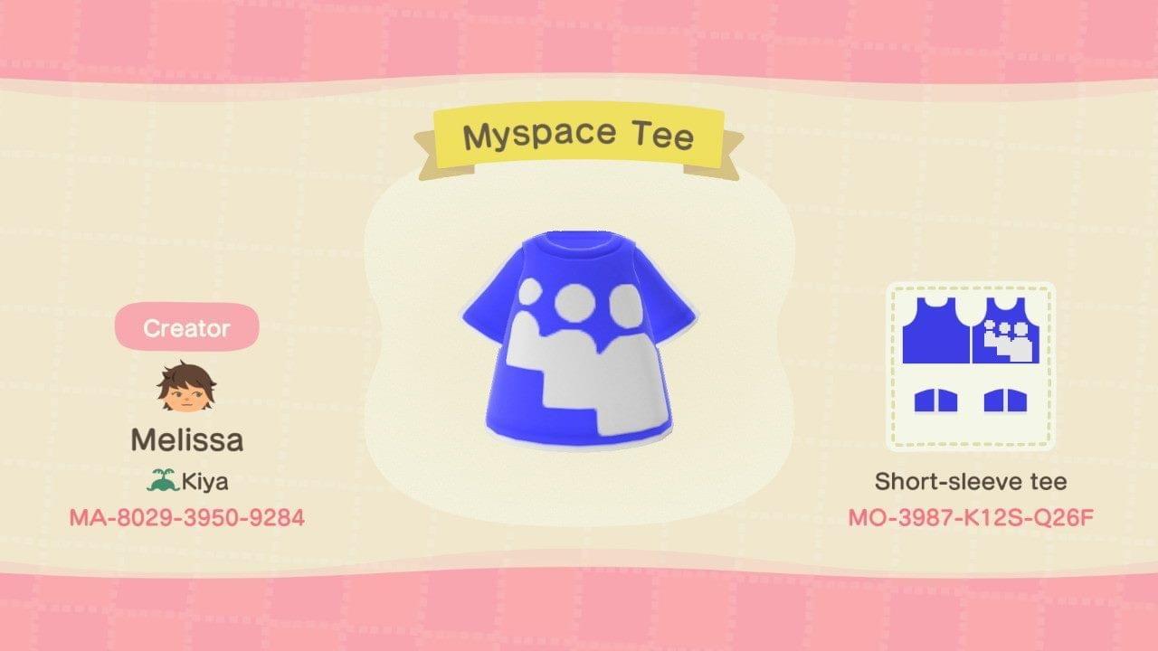 Animal Crossing Design Code: MO-3987-K12S-Q26F MySpace Tee
