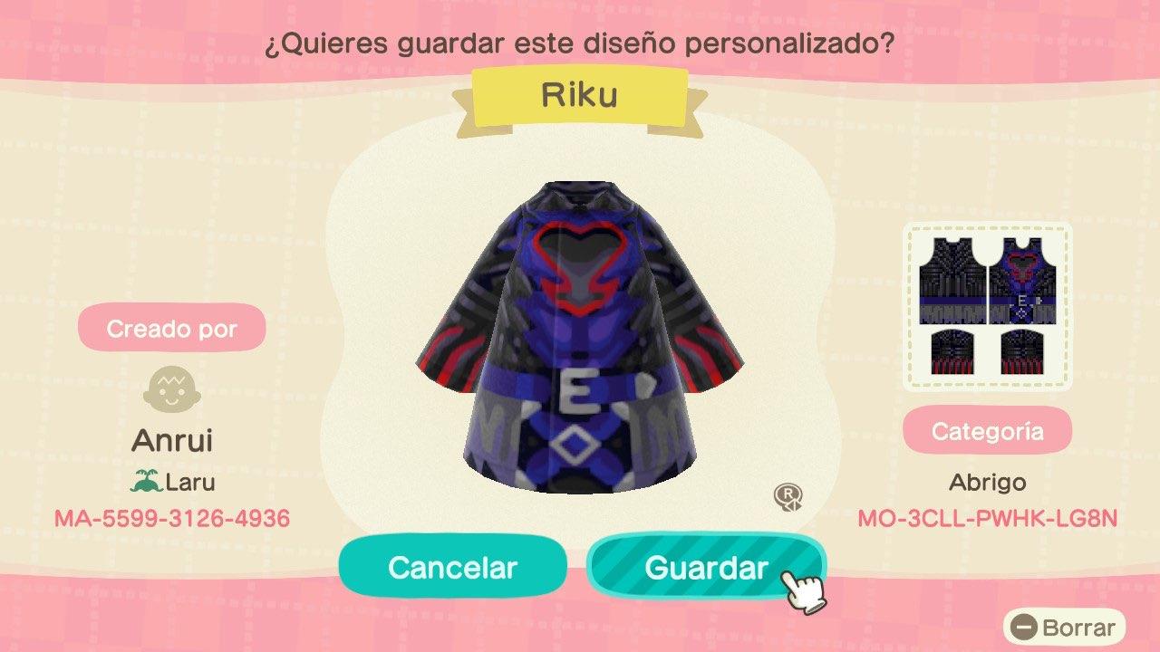 Animal Crossing Design Code: MO-3CLL-PWHK-LG8N KH3 - Repliku