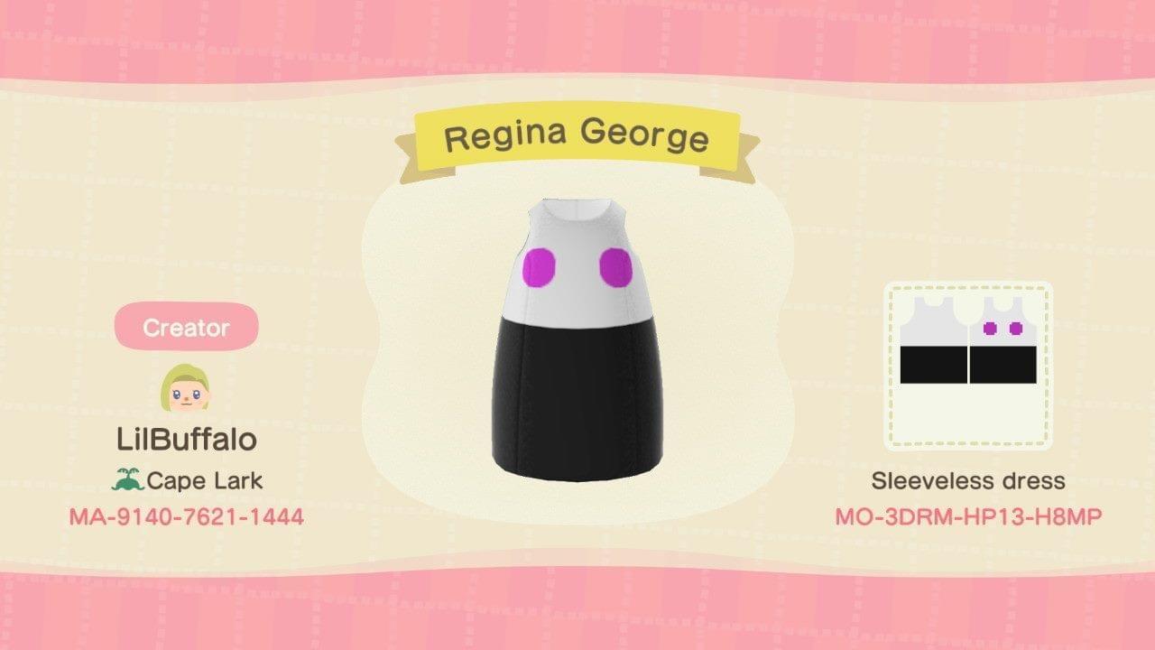 Animal Crossing Design Code: MO-3DRM-HP13-H8MP Regina George