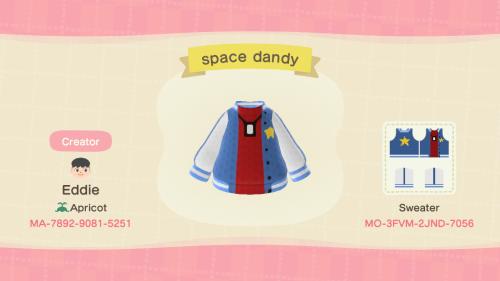 Animal Crossing Design Code: MO-3FVM-2JND-7056 space dandy