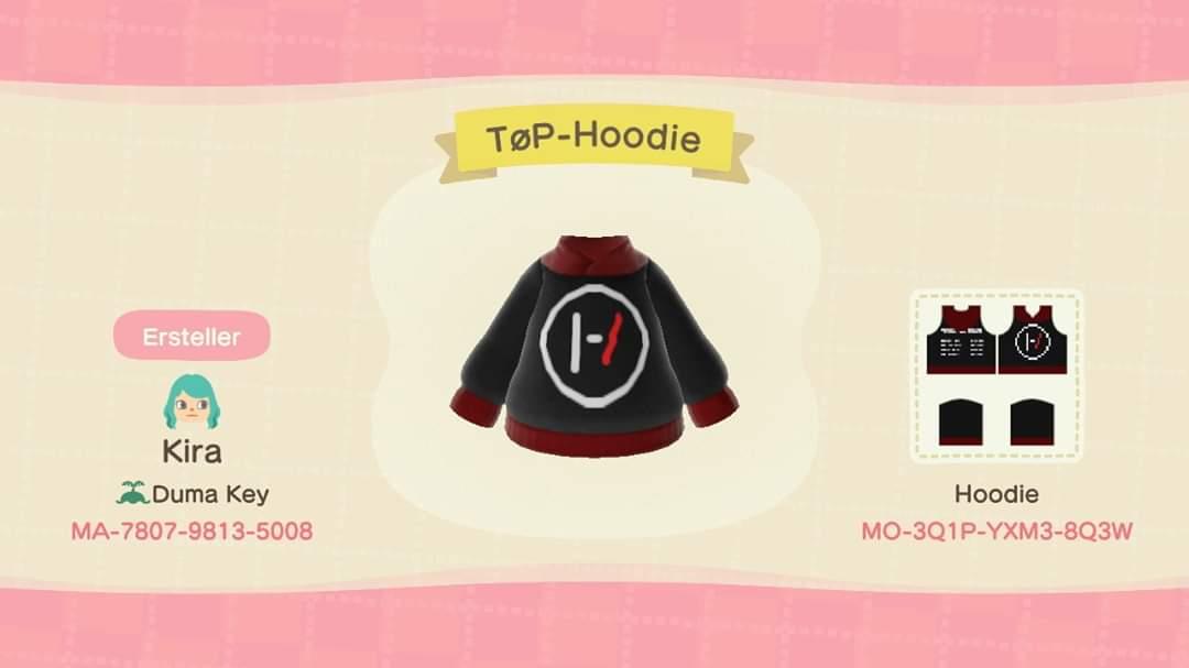 Animal Crossing Design Code: MO-3Q1P-YXM3-8Q3W Twenty One Pilots Ho