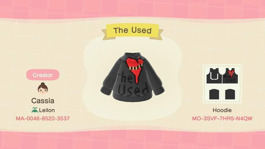 Animal Crossing Design Code: MO-3SVF-7HR5-N4QW The Used