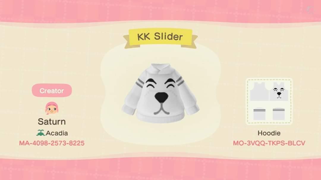 Animal Crossing Design Code: MO-3VQQ-TKPS-BLCV KK Slider