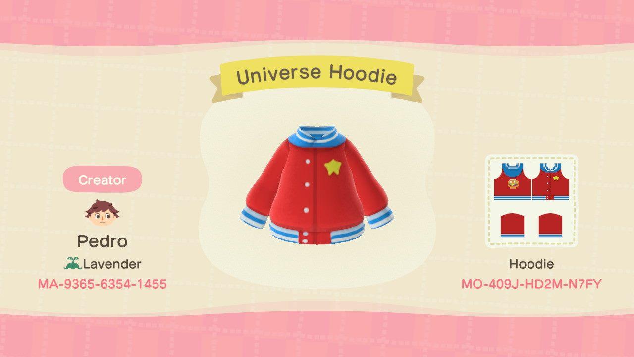 Animal Crossing Design Code: MO-409J-HD2M-N7FY Universe Hoodie