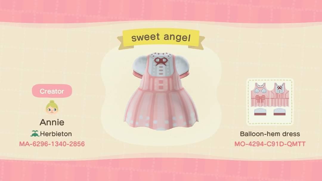 Animal Crossing Design Code: MO-4294-C91D-QMTT sweet angel