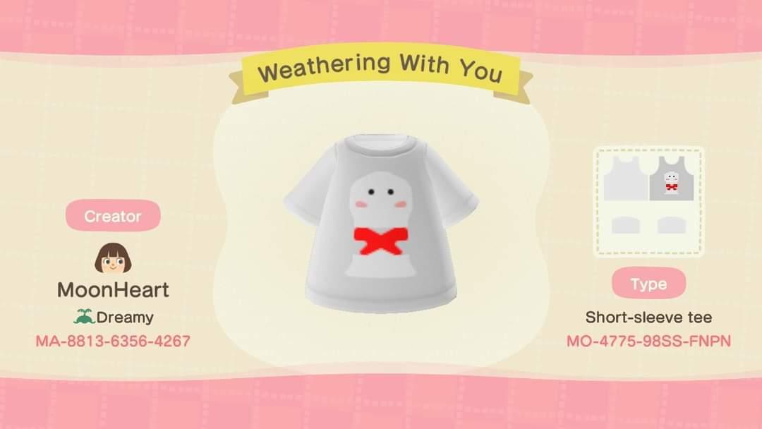 Animal Crossing Design Code: MO-4775-98SS-FNPN Weathering With You