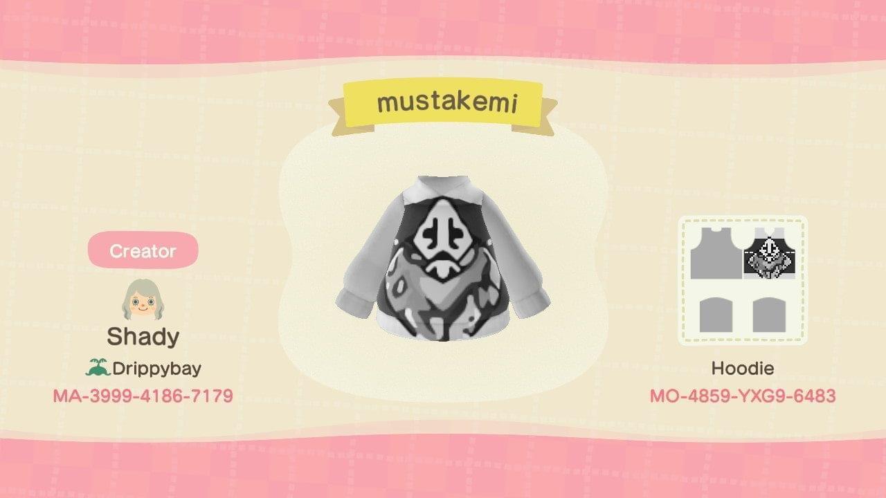 Animal Crossing Design Code: MO-4859-YXG9-6483 Mustakemi