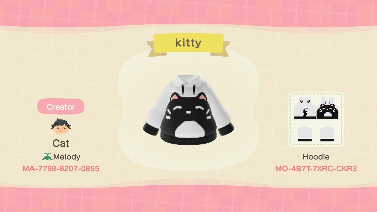 Animal Crossing Design Code: MO-4B7T-7XRC-CKR3 kitty
