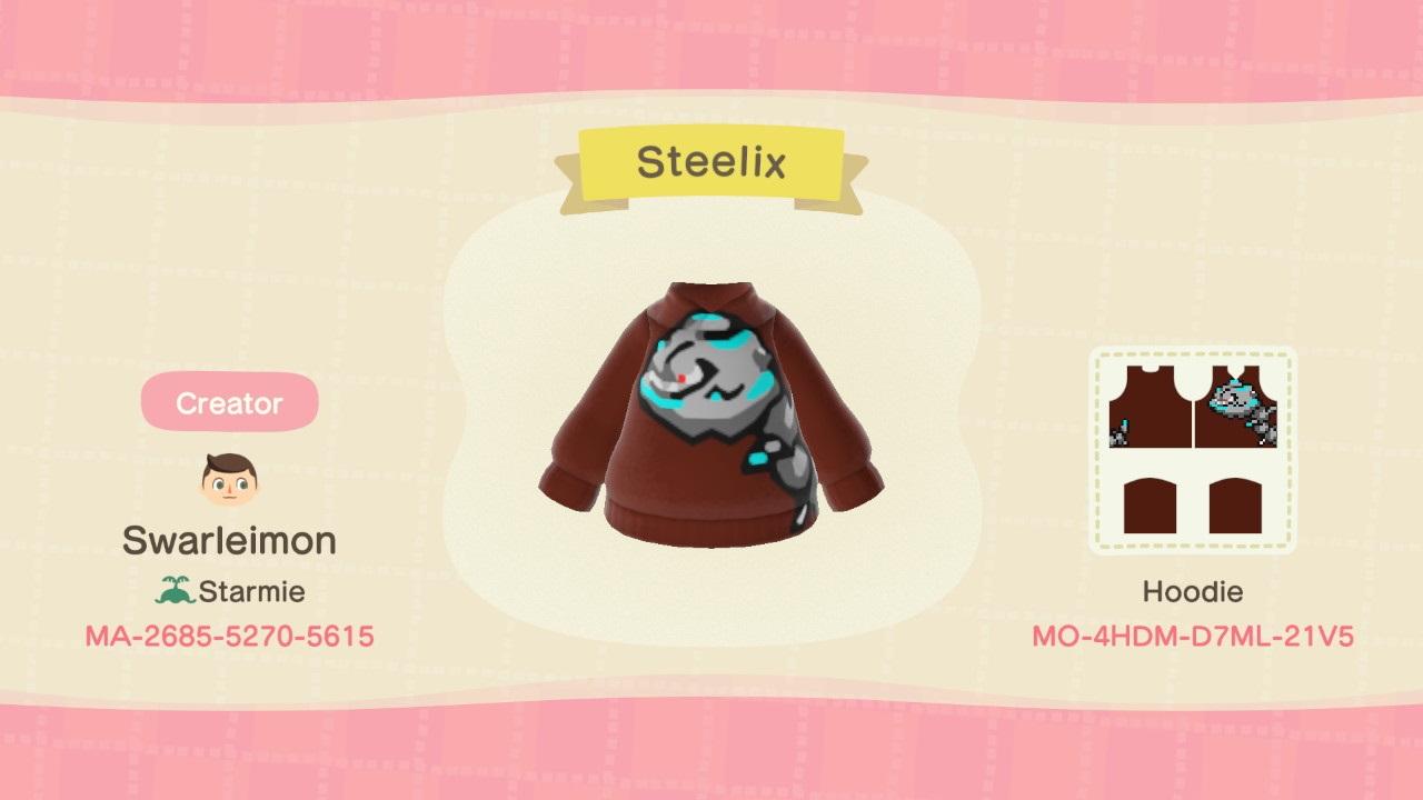 Animal Crossing Design Code: MO-4HDM-D7ML-21V5 Steelix