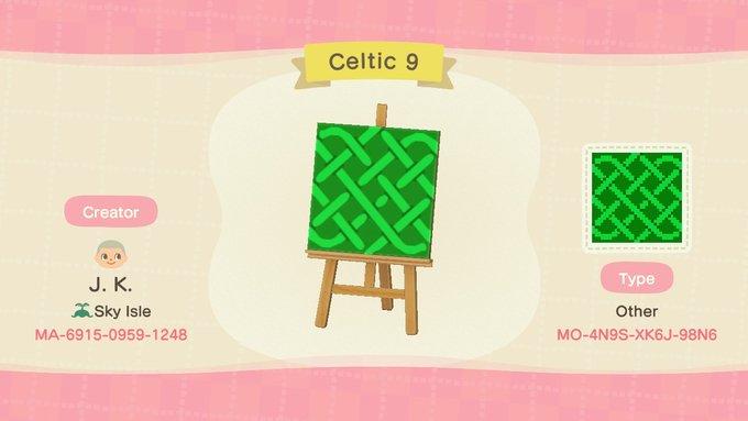 Animal Crossing Design Code: MO-4N9S-XK6J-98N6 Celtic 9