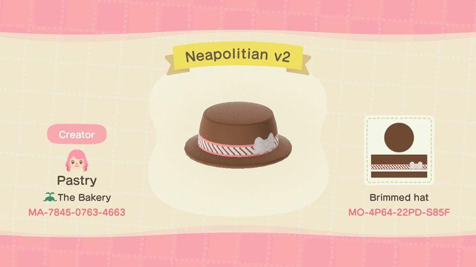 Animal Crossing Design Code: MO-4P64-22PD-S85F Neapolitian v2