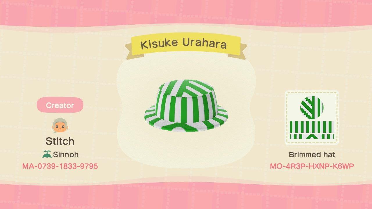 Animal Crossing Design Code: MO-4R3P-HXNP-K6WP Kisuke Urahara