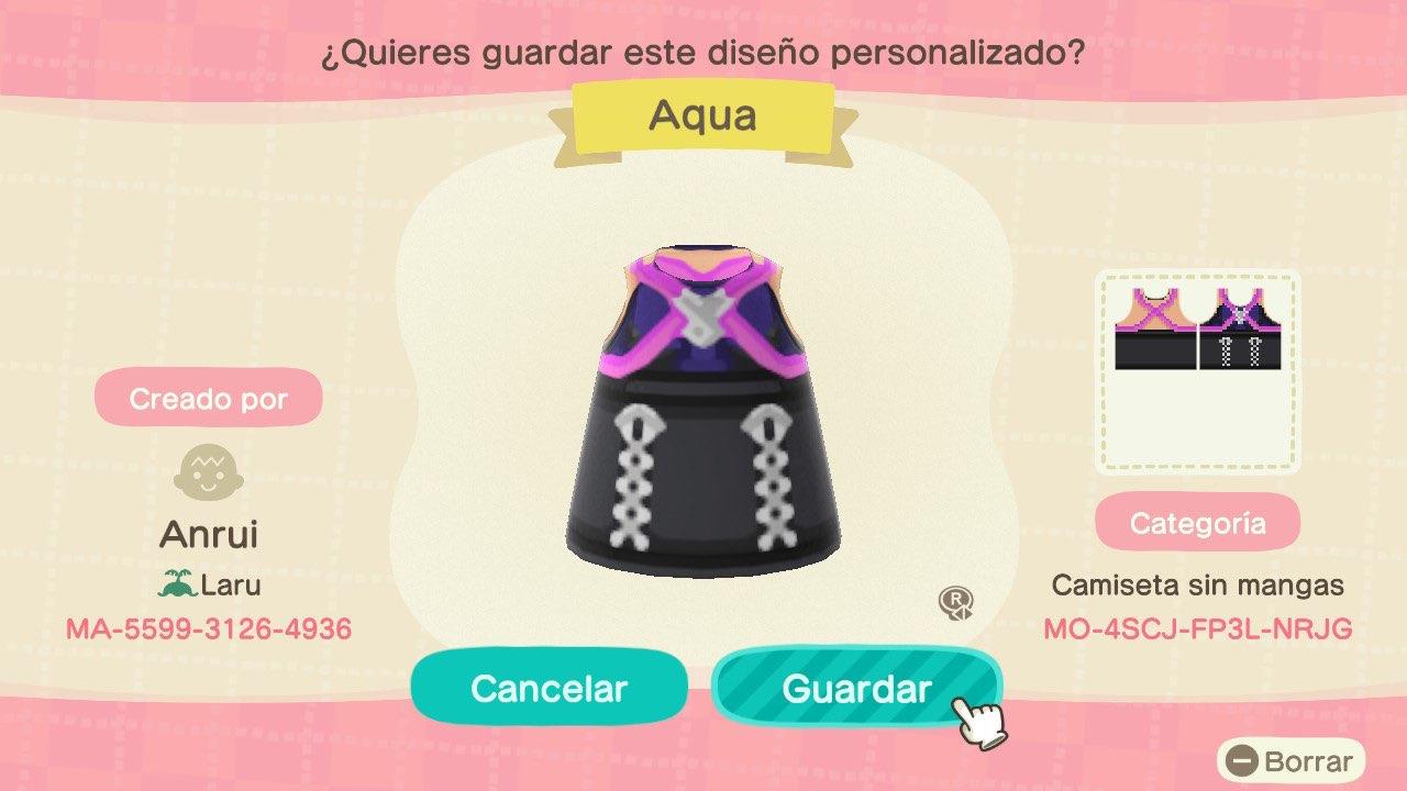 Animal Crossing Design Code: MO-4SCJ-FP3L-NRJG KHBBS - Aqua