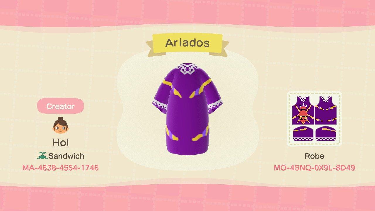 Animal Crossing Design Code: MO-4SNQ-0X9L-8D49 Ariados