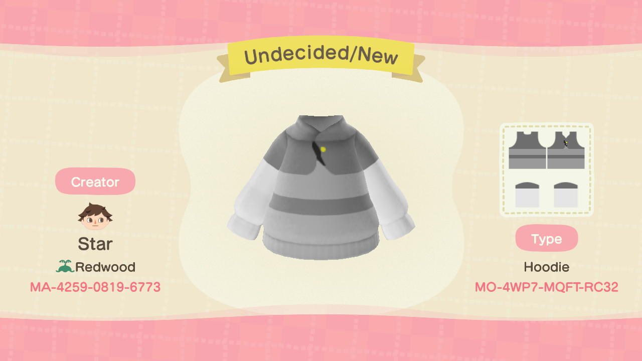 Animal Crossing Design Code: MO-4WP7-MQFT-RC32 Undecided/New