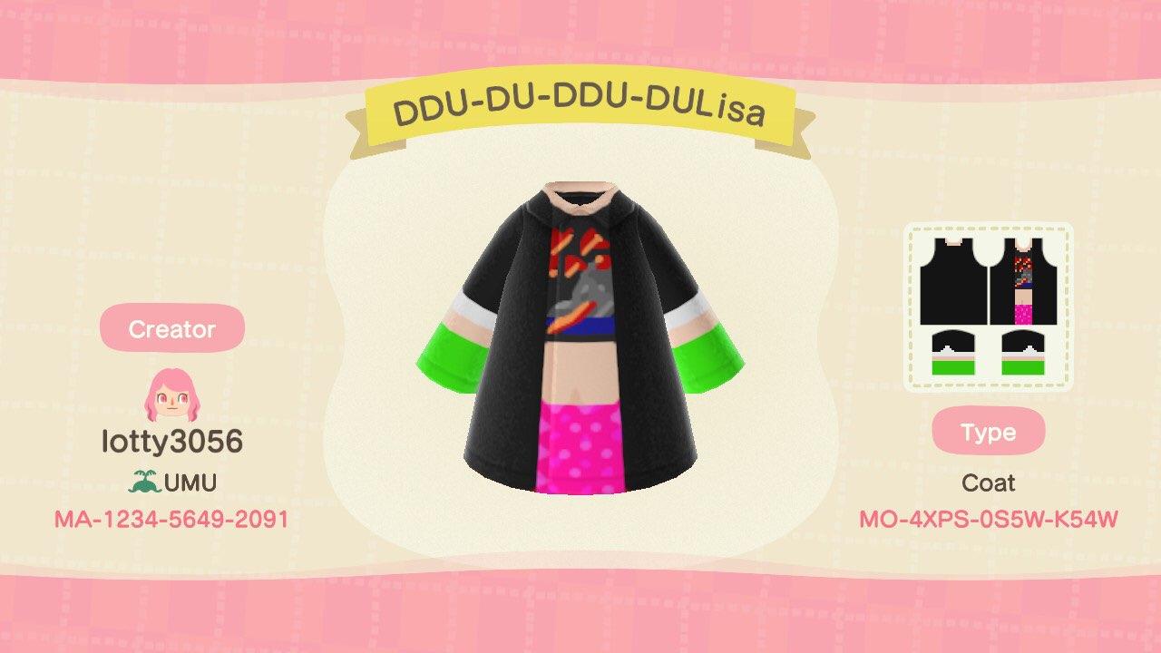 Animal Crossing Design Code: MO-4XPS-0S5W-K54W DDU-DU-DDU-DULisa