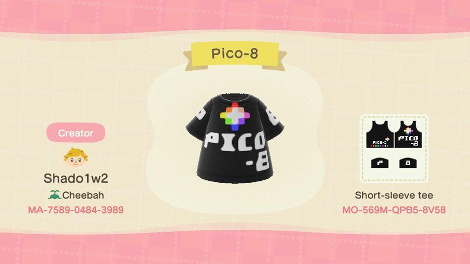 Animal Crossing Design Code: MO-569M-QPB5-8V58 Pico-8