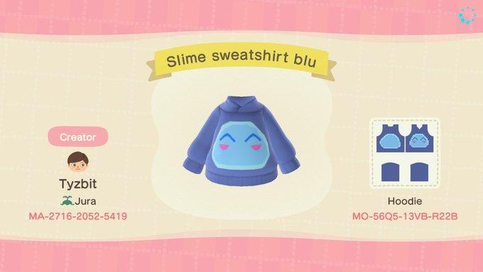 Animal Crossing Design Code: MO-56Q5-13VB-R22B Rimuru Sweater
