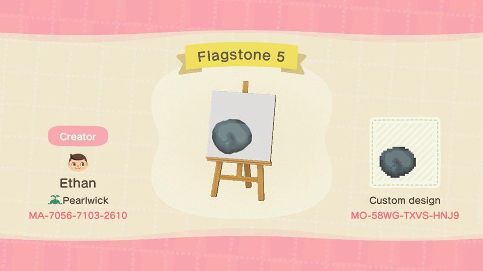 Animal Crossing Design Code: MO-58WG-TXVS-HNJ9 Flagstone 5