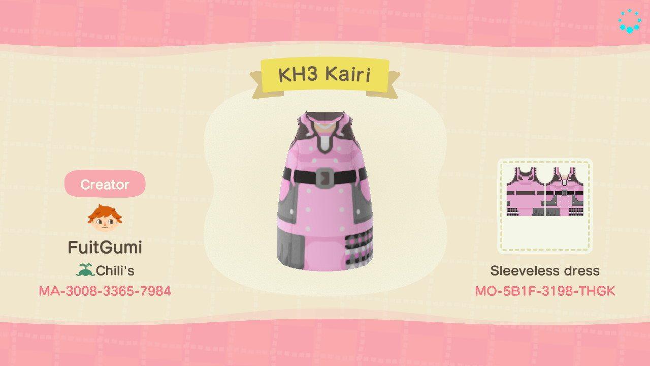 Animal Crossing Design Code: MO-5B1F-3198-THGK KH3 Kairi