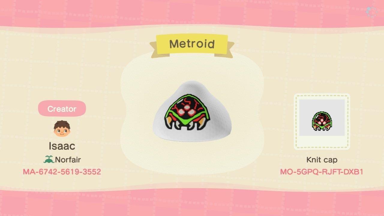 Animal Crossing Design Code: MO-5GPQ-RJFT-DXB1 Metroid