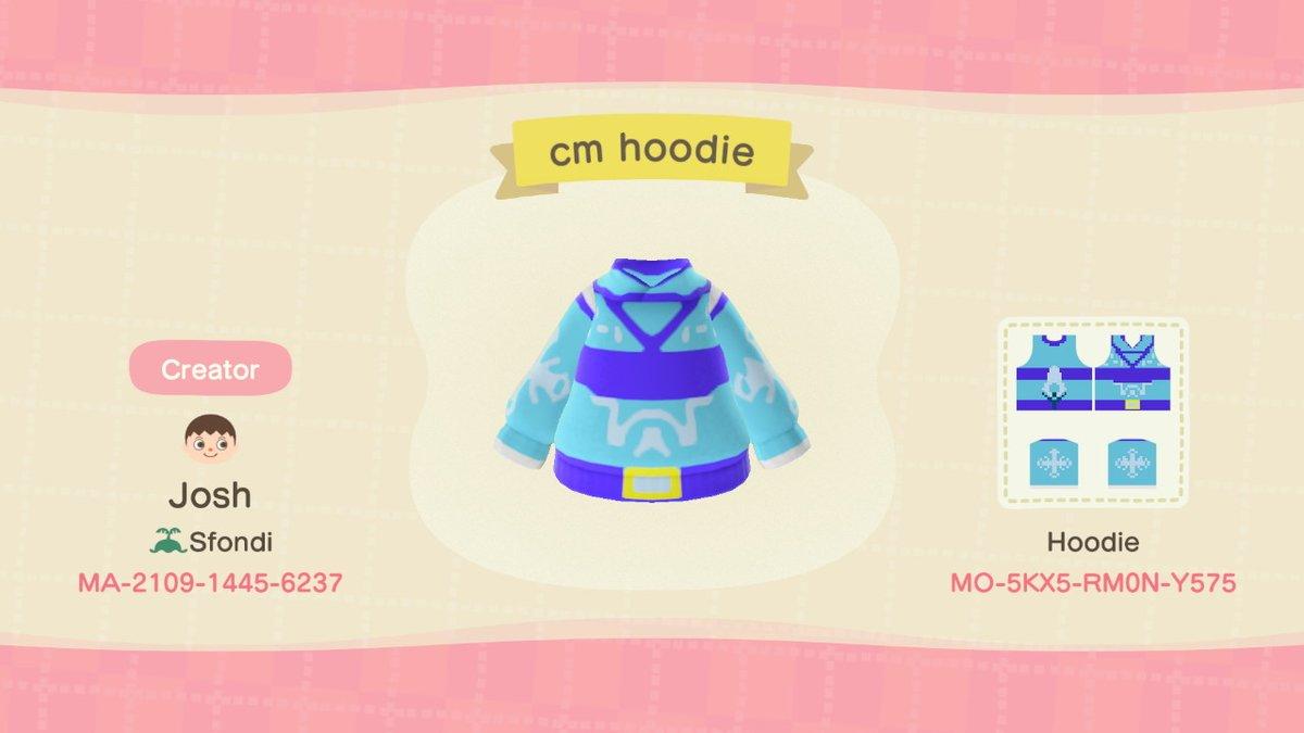 Animal Crossing Design Code: MO-5KX5-RM0N-Y575 cm hoodie